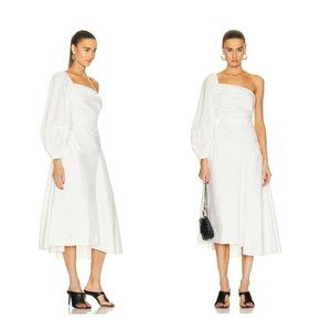 ULLA JOHNSON Fiorella Dress in Cowrie - 4